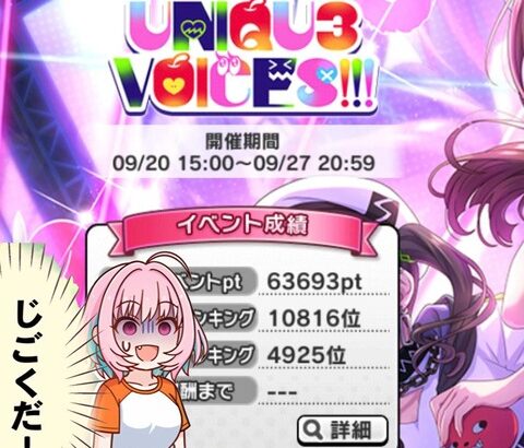 【デレステ】過去最高のユニ募ボーダー、壁みたいになってるんだが