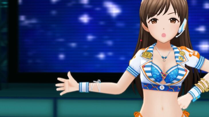 【デレステ】浴衣限定SSR［夏色の南風］新田美波　特技・センター効果・性能・3Dモデルまとめ