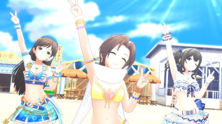 【デレステ】ブランフェス限定SSR［潮風の一頁］鷺沢文香　特技・センター効果・性能・3Dモデルまとめ