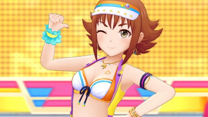 【デレステ】恒常SSR［プールサイド・マーメイド］西島櫂　特技・センター効果・性能・3Dモデルまとめ