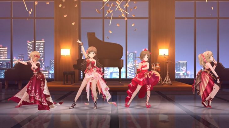 【デレステ】バレンタイン限定SSR［緋色のラブ・ソング］木村夏樹　特技・センター効果・性能・3Dモデルまとめ